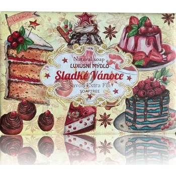 Mýdlo Soap Luxusní české mýdlo Sladké Vánoce v dekorovaném obalu - 200 g