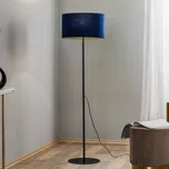 Duolla Stojací lampa Golden Roller tmavě modrá/zlatá - Délka přívodního kabelu 280 cm tmavě modrá, černá, zlatá 1 x 40 W - Doprava zdarma