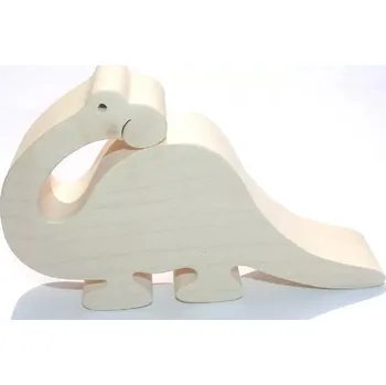 Dřevěná hračka Dřevěné zvířátko Brontosaurus