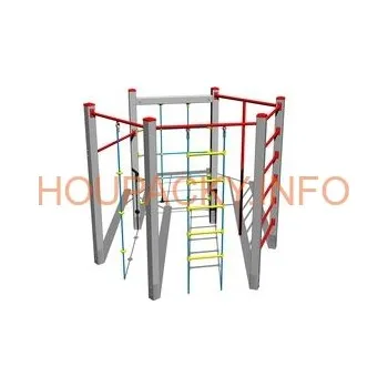 Doplněk pro dětské hřiště Šplhací sestava SS601KS - stříbrná