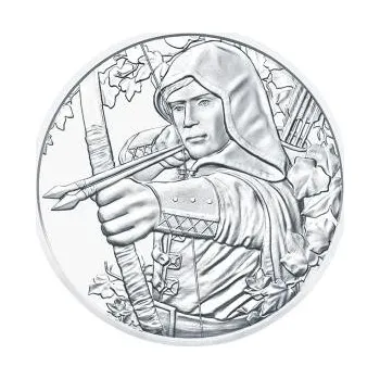 1 unce stříbrná mince Rakousko 825 Jahre mince Rakousko - Robin Hood 2019