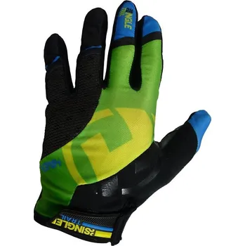 cyklistický dres Rukavice HAVEN SINGLETRAIL LONG černo/zelené M