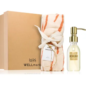 Nestandardní parfém Wellmark Clean & Cute extra jemné mýdlo pro děti od narození 100 ml + zavinovačka 1 ks