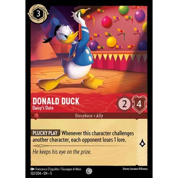 Sběratelská karetní hra Donald Duck 122/204 - Shimmering Skies Typ karty: Non-Holo