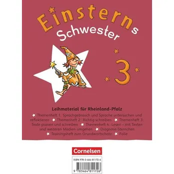 Učebnice Einsterns Schwester - Sprache und Lesen 3. Schuljahr. Themenhefte 1-4, Training Grundwortschatz und Diagnoseheft im Schuber (Aus