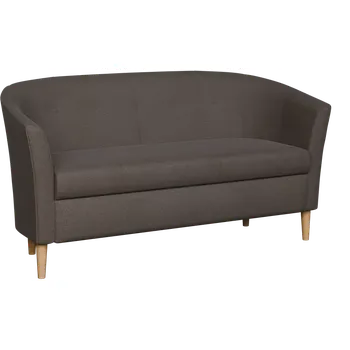 Sedací souprava CHARLOTTE 2, dvojkřeslo, látka šedá