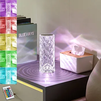 Lampička Lindby LED dobíjecí stolní lampa Louane, 21,5 cm, USB, RGBW - Délka kabelu USB-C 50 cm transparentní 1,5 W LED