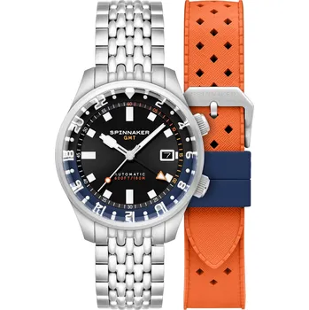 Hodinky Spinnaker SP-5121-66 Mens Watch Bradner GMT Automatic 42mm 18ATM