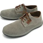 Pánské kožené polobotky 17325 RIEKER šedé Barva: grau, Velikost: 40