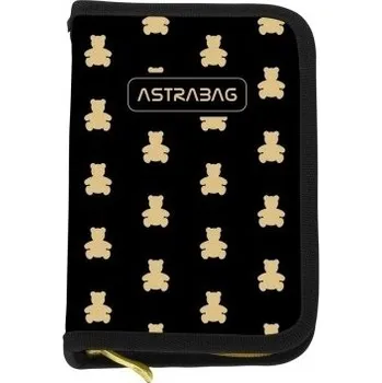 Penál Vyklápěcí penál bez náplně AstraBAG GOLDEN TEDDY, AC1, 503024052