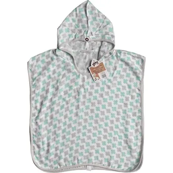 Kikko Bambusové mušelínové pončo Vel. 2 Cross Mint