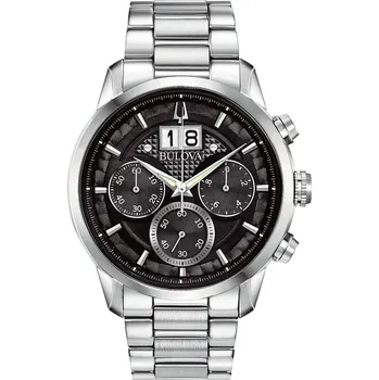 Hodinky Bulova 96B319 Sutton Classic Chronograph 44mm 3ATM