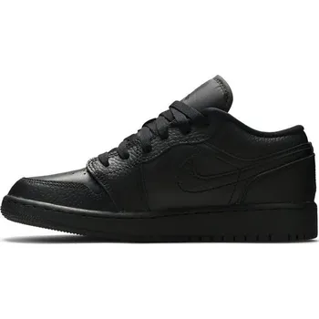 Pánská obuv Air Jordan Jordan 1 Low Tumbled Leather Black GS EU: 38.5