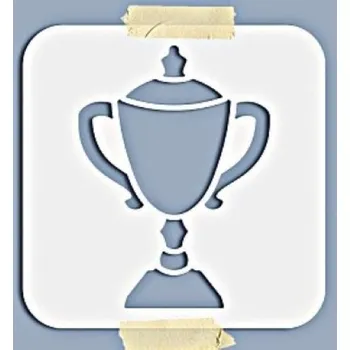 Plastová šablona, GOLF - MOTIV 9, 15x15cm, 1 kus