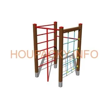 Hra na zahradu Šplhací sestava SS408KW - hnědá