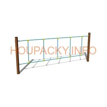 Dětský domeček Lana na překračování LP020K - celokovový (v.p. 1 m)