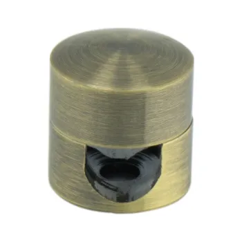 kabelová chránička Elhard Držák na kabel, nástěnný, 16x17mm, bronzový