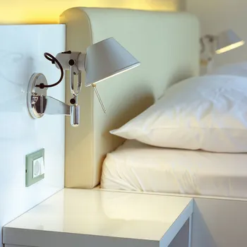 Lampička Artemide Tolomeo Faretto nástěnné světlo 2.700K hliník 1 x 10 W LED - Doprava zdarma