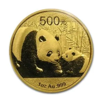 Sběratelství 1/2 unce zlatá mince China Panda 2011