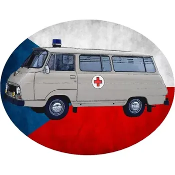 Nášivka Nažehlovačka sanitka ŠKODA 1203 (digitální nažehlovačka)