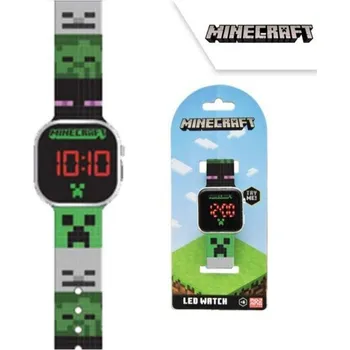 Hodinky Euroswan Digitální LED hodinky Minecraft MIN4165