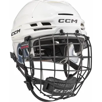 Hokejová helma Helma CCM Tacks 720 Combo SR, bílá, Senior, M, 55-59cm CCM