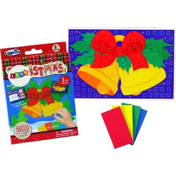 Mozaiková sada DIY barevná sváteční mozaika zvonek