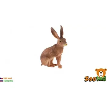 Figurka Zajíc polní 6cm zvířátko plastová figurka Zooted v sáčku