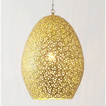 Holländer Závěsné svítidlo Cavalliere, zlatá barva, Ø 34 cm - Stříška - výška 7 cm, Ø 11 cm zlato 1 x 60 W - Doprava zdarma