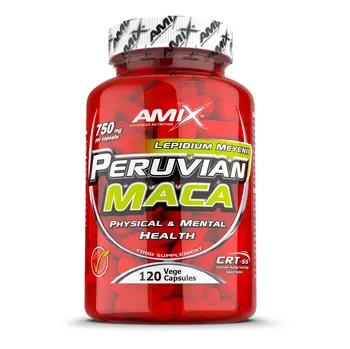 Přírodní produkt Amix Peruvian Maca 750 mg 120 cps.