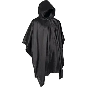 Pláštěnka Poncho BEST CLASS vinil Mil-Tec BLACK (Lehké a skladná pláštěnka, ochrana proti dešti a vlhkosti, vodní sloupec 1600 mm.)