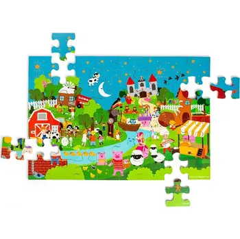 Puzzle Podlahové puzzle Pohádkový příběh BIGJIGS TOYS, 48 dílků