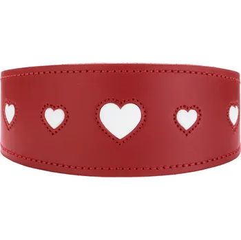 Obojek pro psa HUNTER LOVE chrtí obojek - červená 32/XS Hunter