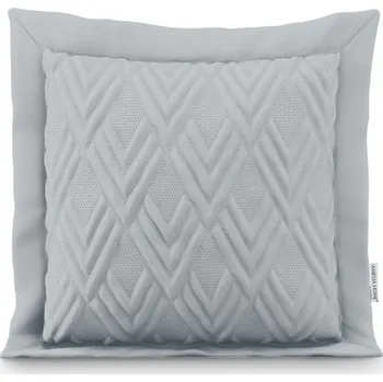 Polštář AmeliaHome AmeliaHome, Dekorační polštář Ophelia, 45x45cm, ocelová šedá