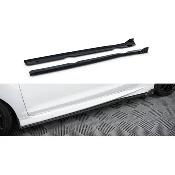 Tuning Boční lišty prahov V4 + Klapky Ford Fiesta ST / ST-Line Mk7