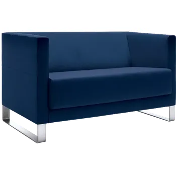 Sedací souprava VELA - 2V, křeslo, látka VX EV 10 - látka tmavě modrá