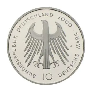 Sběratelství 10 DM pamětní mince BRD 925er stříbrný (1998-2001)