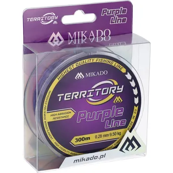 Rybářský vlasec Mikado vlasec - TERRITORY PURPLE - 300m Průměr: 0,26 mm