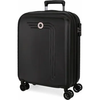 JOUMMA BAGS ABS Cestovní kufr MOVEM Riga Black/Černý, 55x40x20cm, 37L (45L), 5998661 (small exp.)