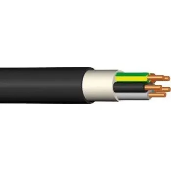 elektrický kabel Ostatní Silový kabel CYKY-J 5x2,5 pro pevné uložení, 100m, měděné jádro, černá