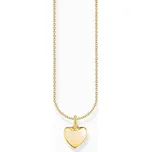 Thomas Sabo KE2234-413-39-L45V Gold-plated necklace w. heart pendant