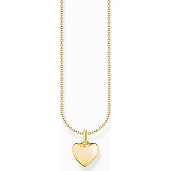 Náhrdelník Thomas Sabo KE2234-413-39-L45V Gold-plated necklace w. heart pendant
