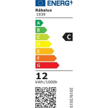 Osvětlení LED žárovka filament RABALUX 1939 LED Filament bulb LED E27 G95 12W 2000lm 4000K 360degree C Class
