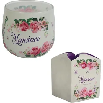 Svíčka Svíčka vonná ve skle EXLUSIVE MAMINCE 100g - dia 7,5 × 7,8 cm