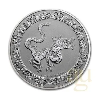 Sběratelství 1 unce stříbrná mince Niue Celestial Animals - The Yellow Snake 2020