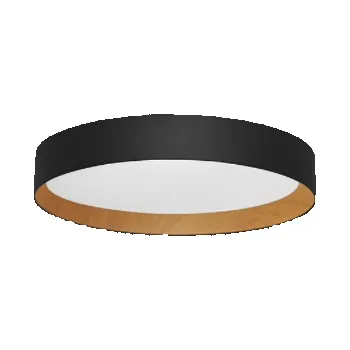 Nova Luce Moderní stropní LED svítidlo STAKE, 50W 3000K Barva: Černá