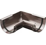 Plastový roh žlabu Gutta Aqua (vnitřní) 125 mm Varianta: Aqua roh PVC žlabu vnitřní - 125 mm - hnědá