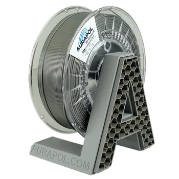 Filament AURAPOL ASA 3D Filament Aluminium Gray 850g 1,75 mm