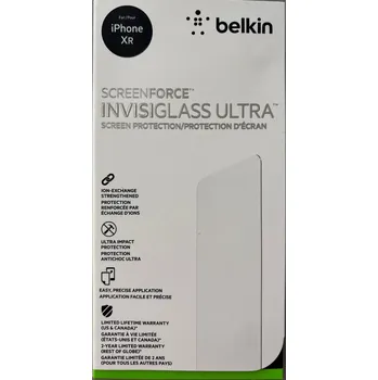 Belkin InvisiGlass Ultra pro Apple iPhone Xr F8W906zz (rovné)