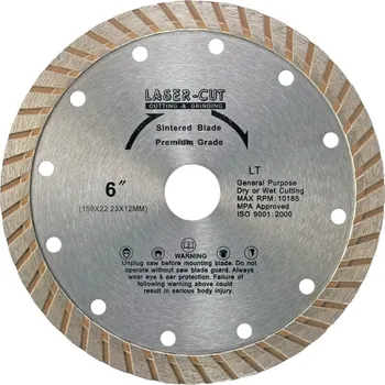 Řezný kotouč LASER CUT L00118 - Diamantový kotouč celoobvodový 150 x 22,23 x 12mm LT
